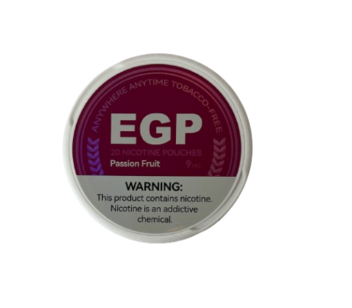 Buy EGP Nicotine Pouches – 9MG – Passion Fruit – 5 tins