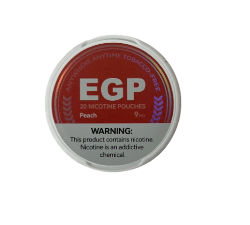 Buy EGP Nicotine Pouches – 9MG – Peach – 5 tins